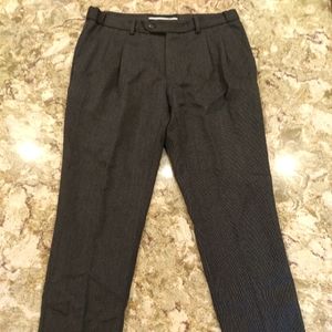 Massimo Dutti Wool Pleated Dress Pants